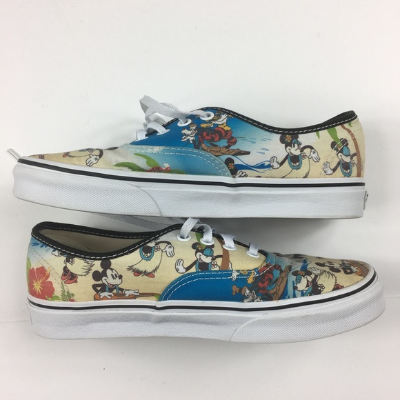 SOLD-Vans X Disney Mickey & Minnie Mouse Aloha 7.5 - Picture 4 of 8